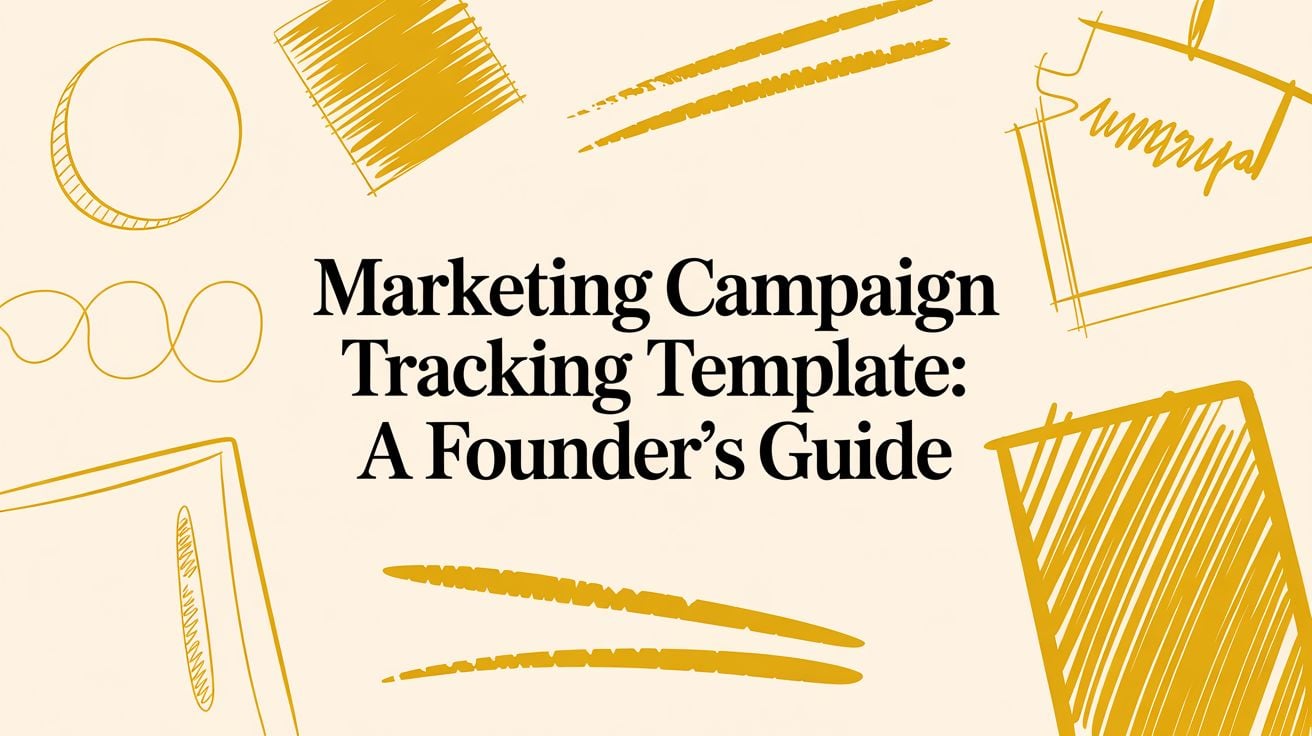 Marketing Campaign Tracking Template: A Founder's Guide