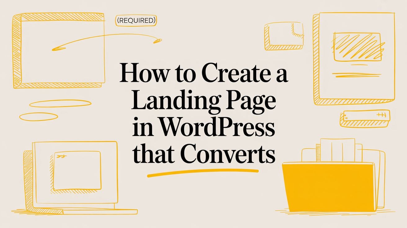 How to Create a Landing Page in WordPress That Converts