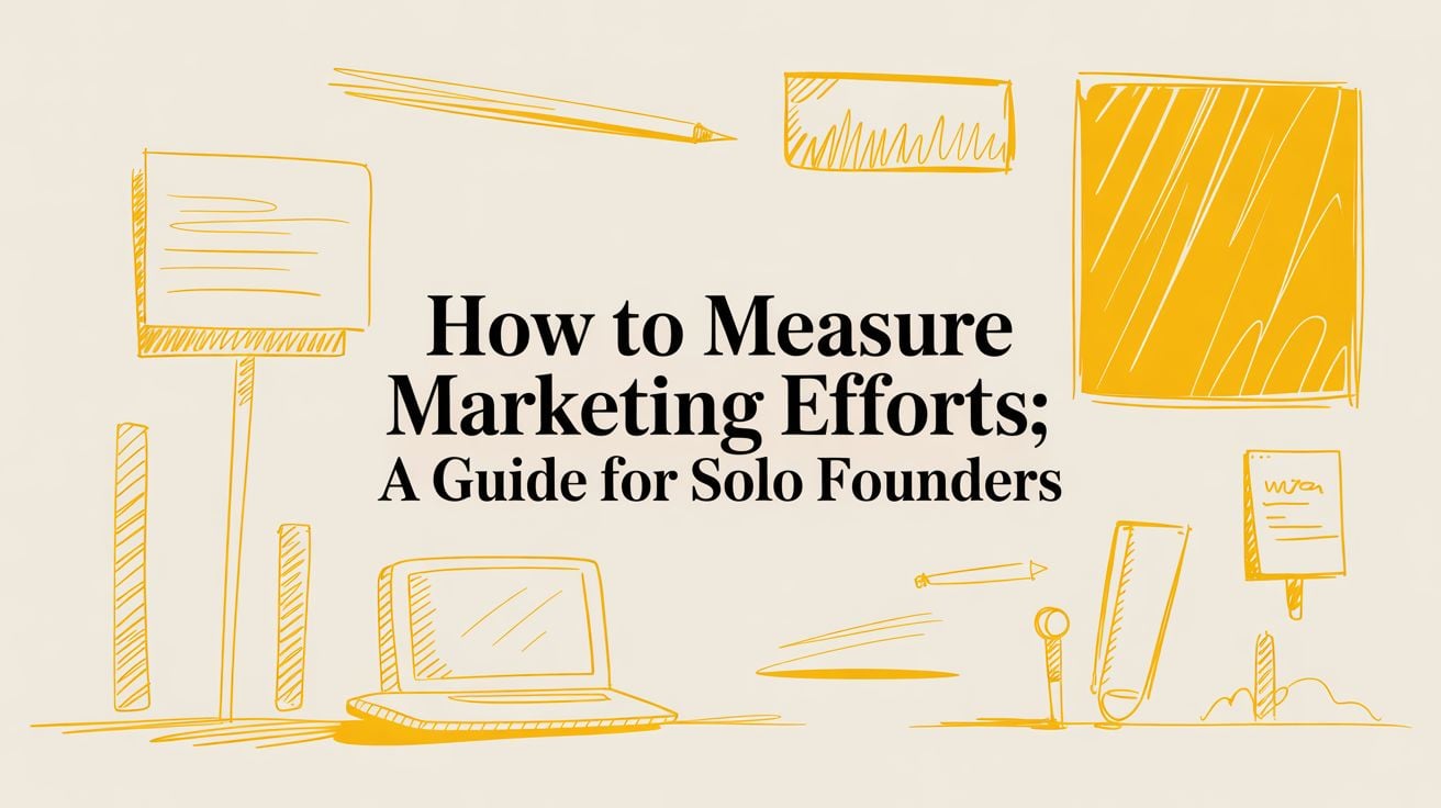 How to Measure Marketing Efforts A Guide for Solo Founders