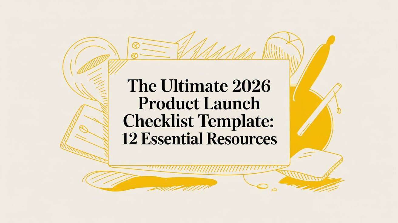 The Ultimate 2026 Product Launch Checklist Template: 12 Essential Resources